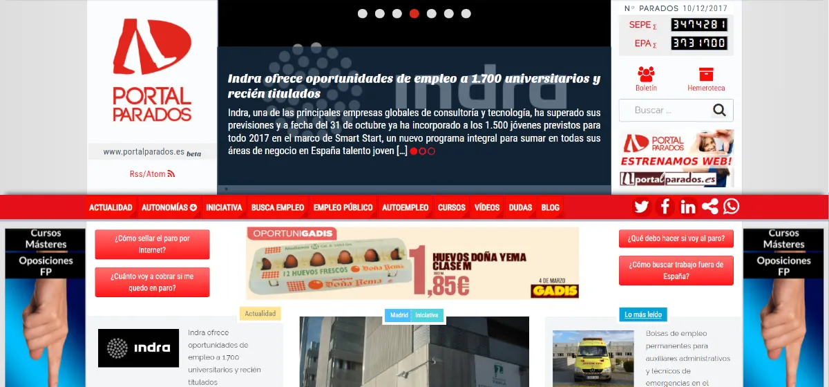 Periódico digital especializado null